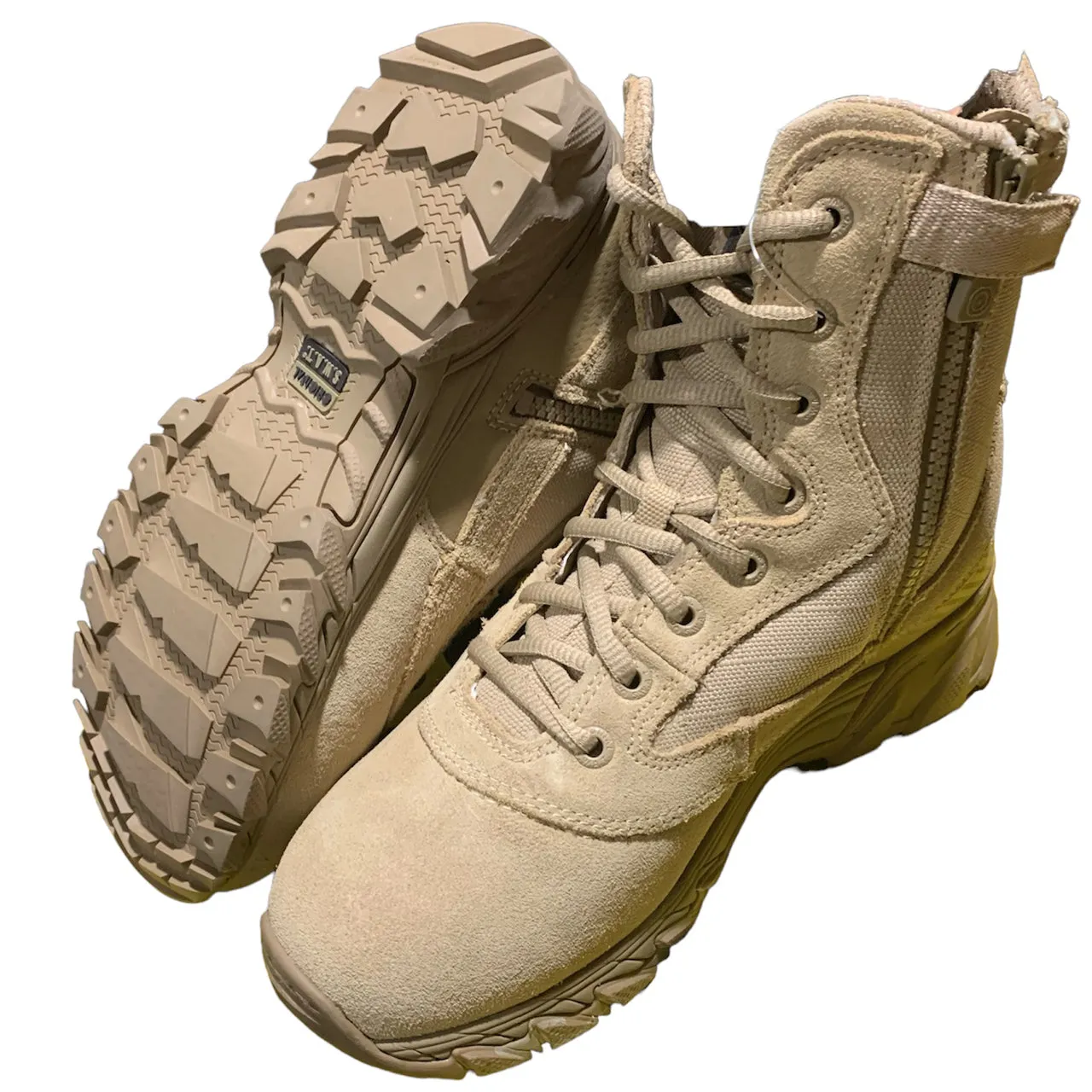 Original SWAT 9" Tactical Boots Side Zip Tan