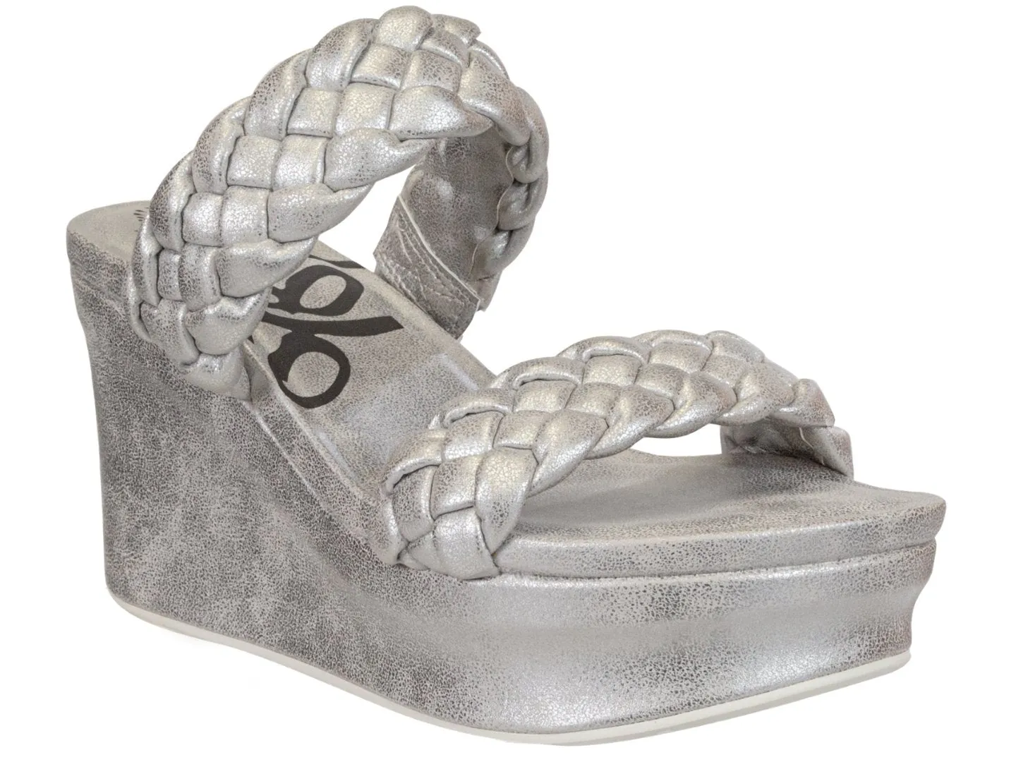 OTBT: Fluent in SILVER Wedge Sandals
