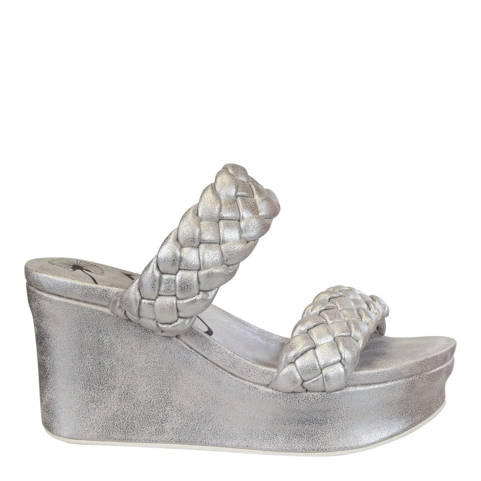 OTBT: Fluent in SILVER Wedge Sandals