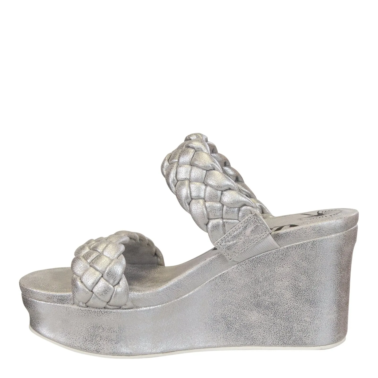 OTBT: Fluent in SILVER Wedge Sandals