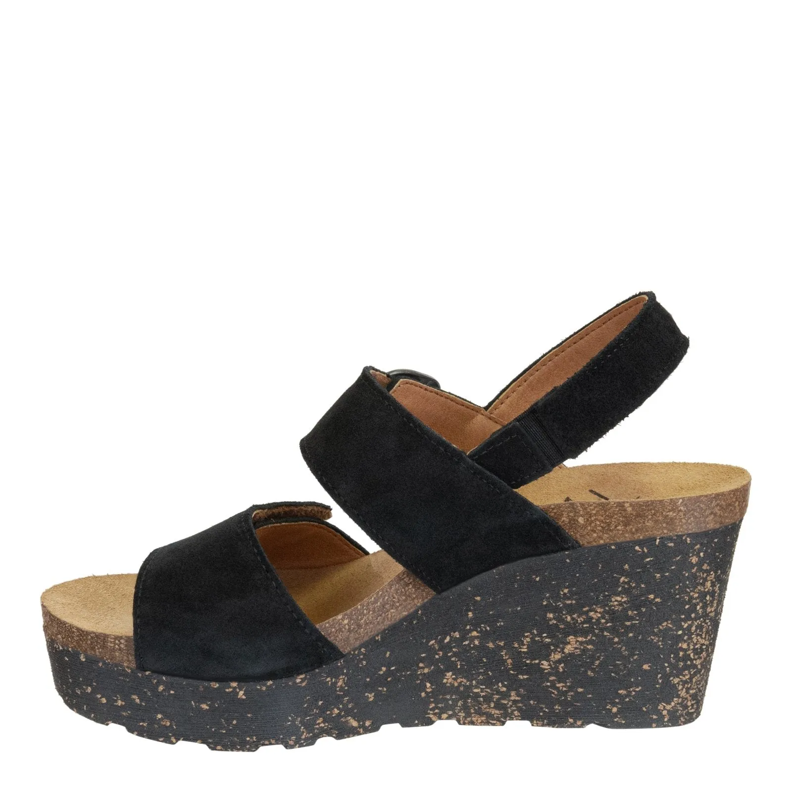 OTBT - PEASANT in BLACK Wedge Sandals