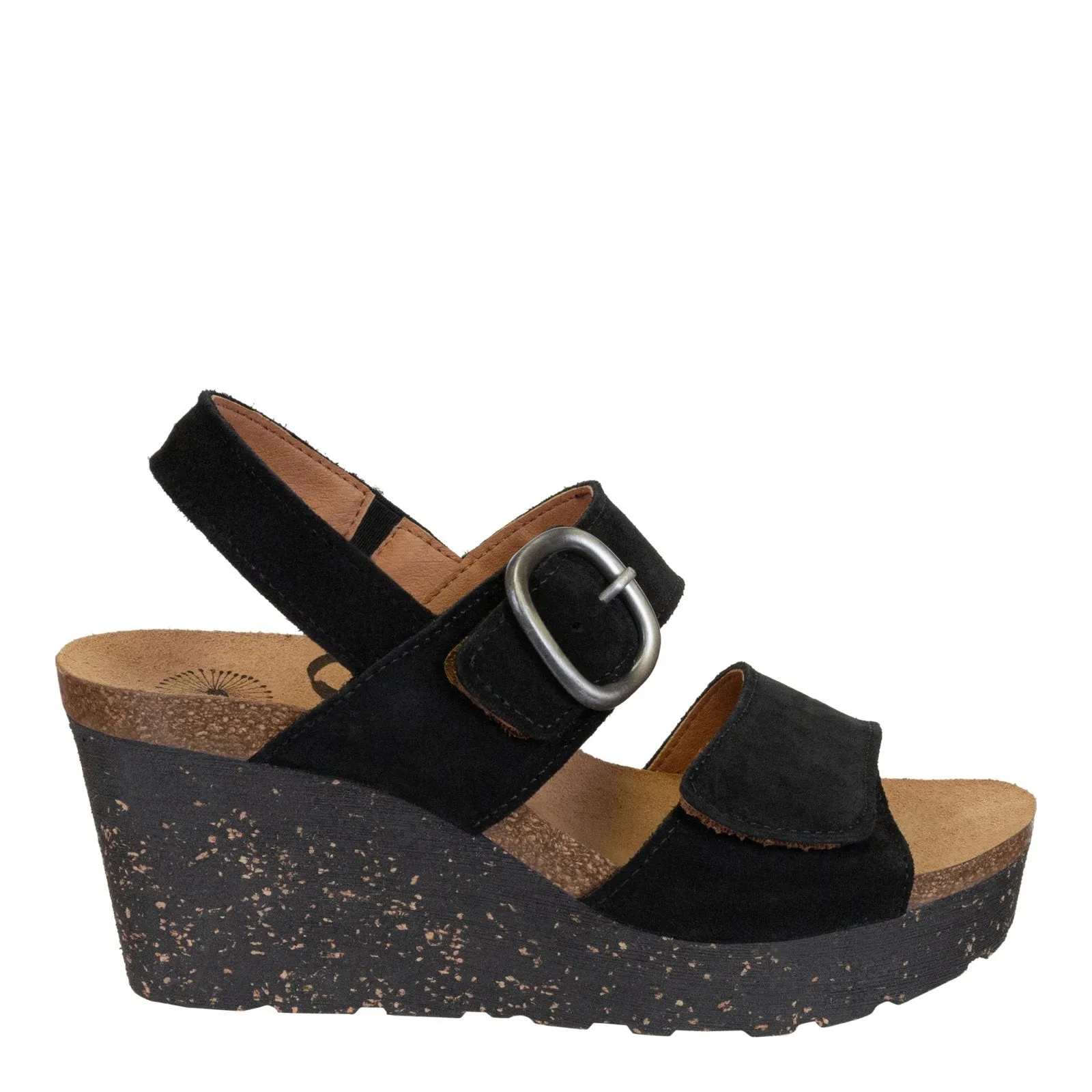 OTBT - PEASANT in BLACK Wedge Sandals