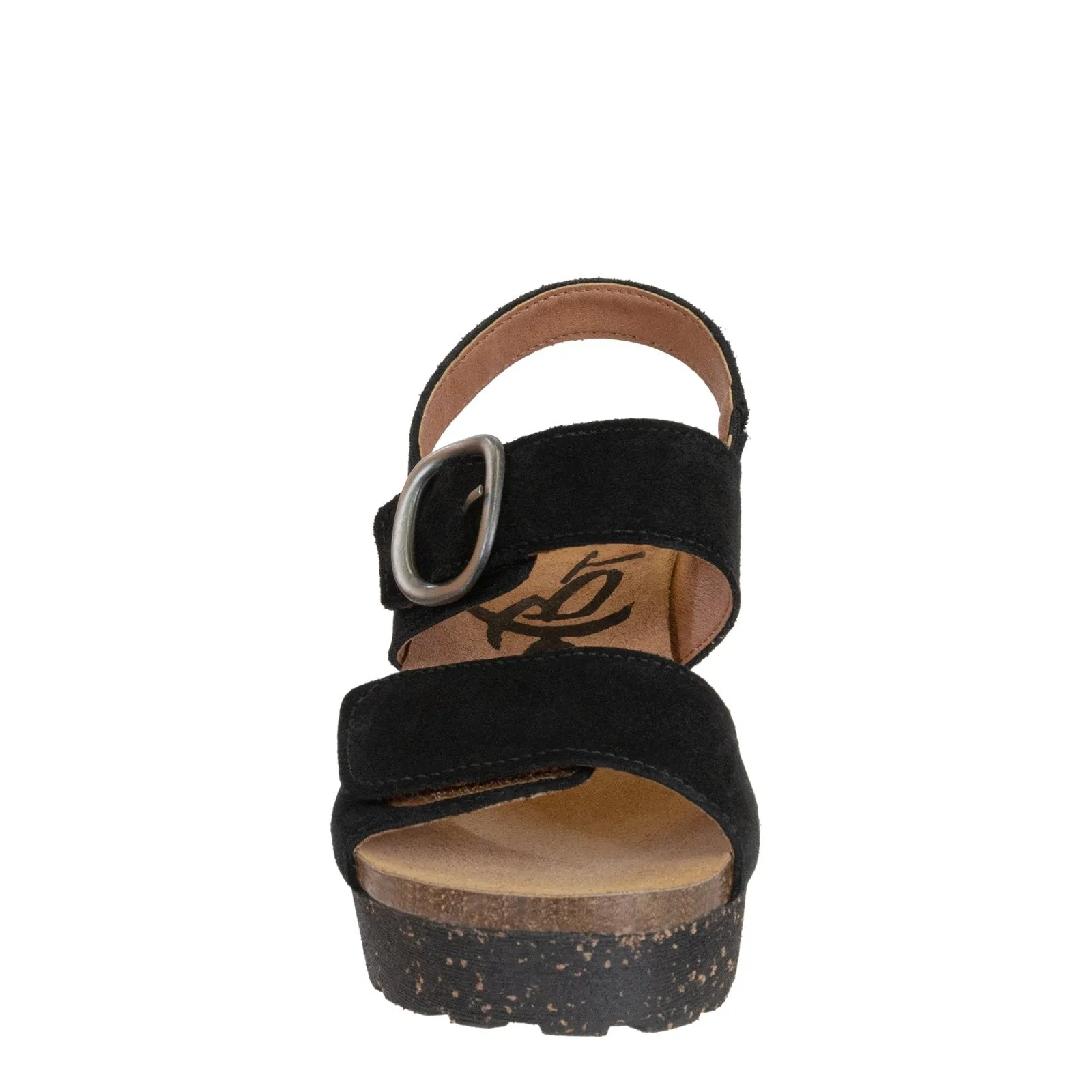 OTBT - PEASANT in BLACK Wedge Sandals