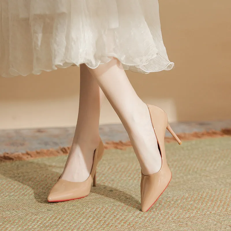 Point Toe Kitten Heels Pumps