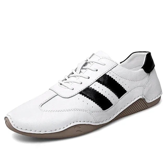PrimeStep Echtleder Octopus Bean Schuhe für Männer
