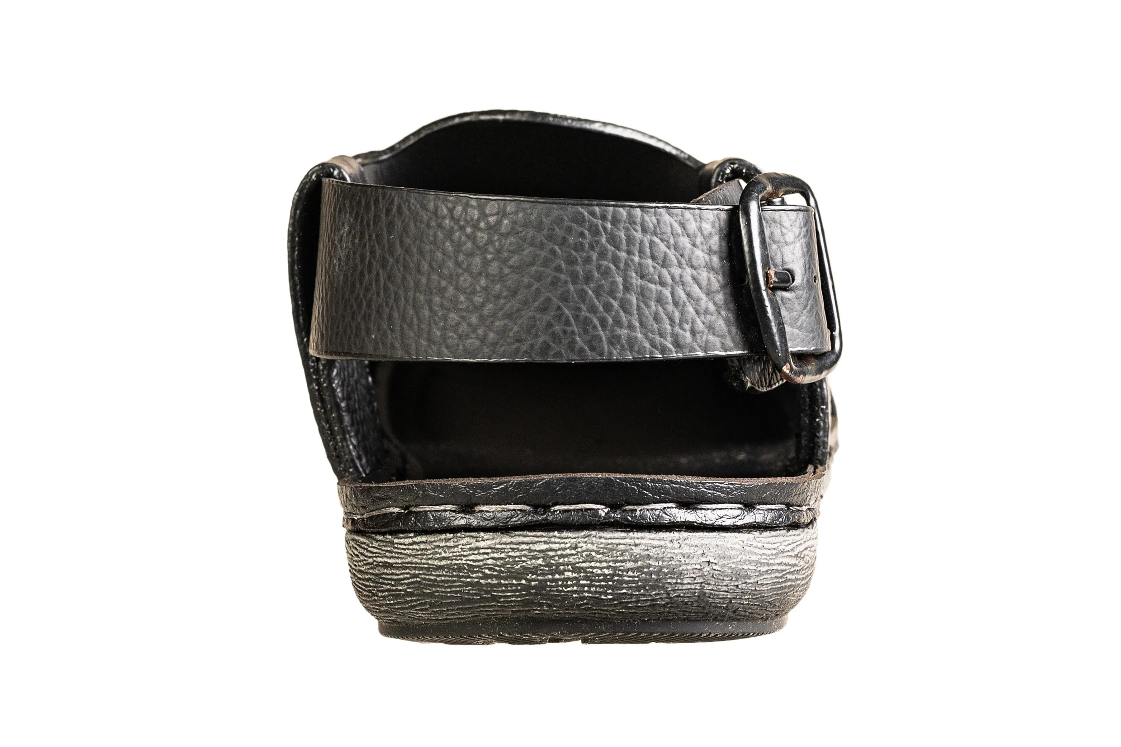 Puntooblu Gents Black Sandal PU