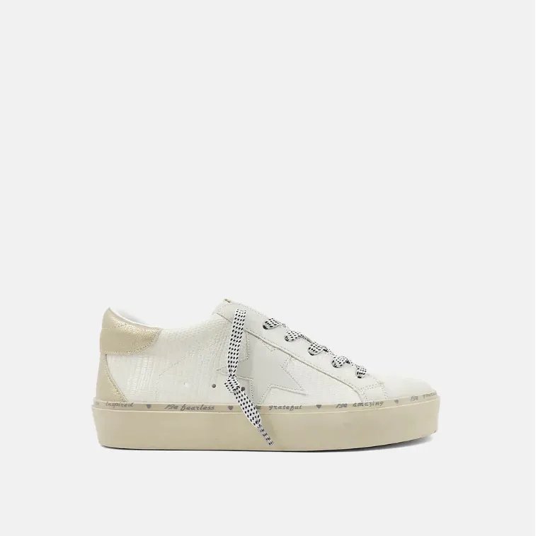 QX SHU SHOP Reba Sneakers in Bone