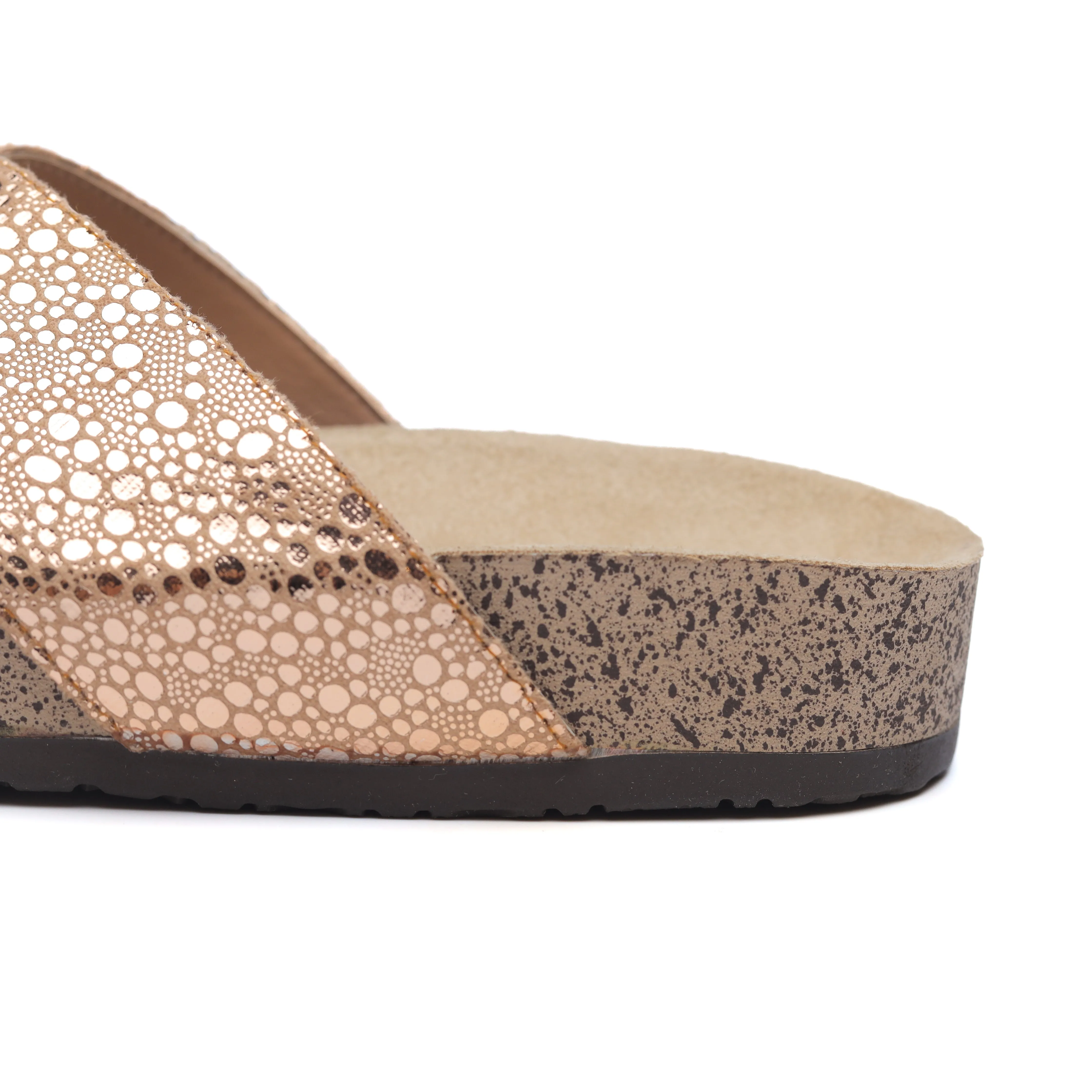 Radiant Metallic Gold Slides