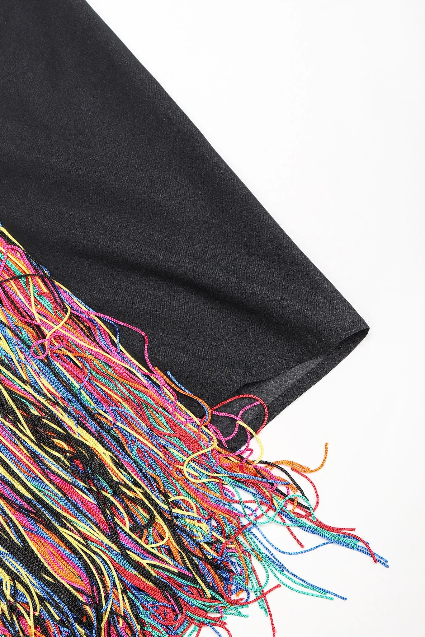Rainbow Fringe Shimmy Skirt
