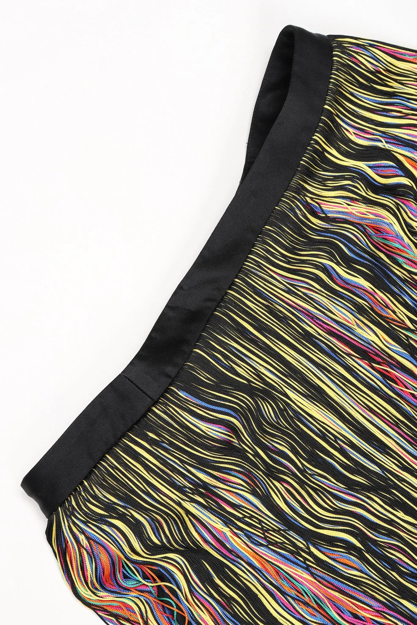 Rainbow Fringe Shimmy Skirt