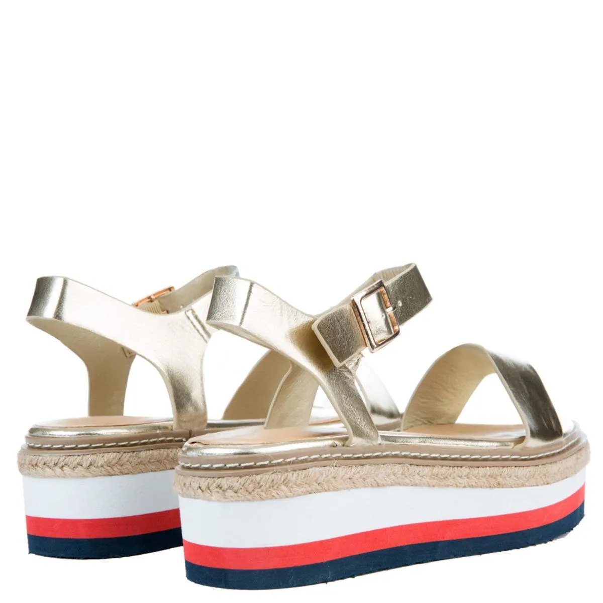 Retreat-04M Platform Sandal Gold