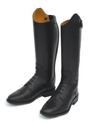 Rhinegold Childrens Berlin Long Leather Riding Boot