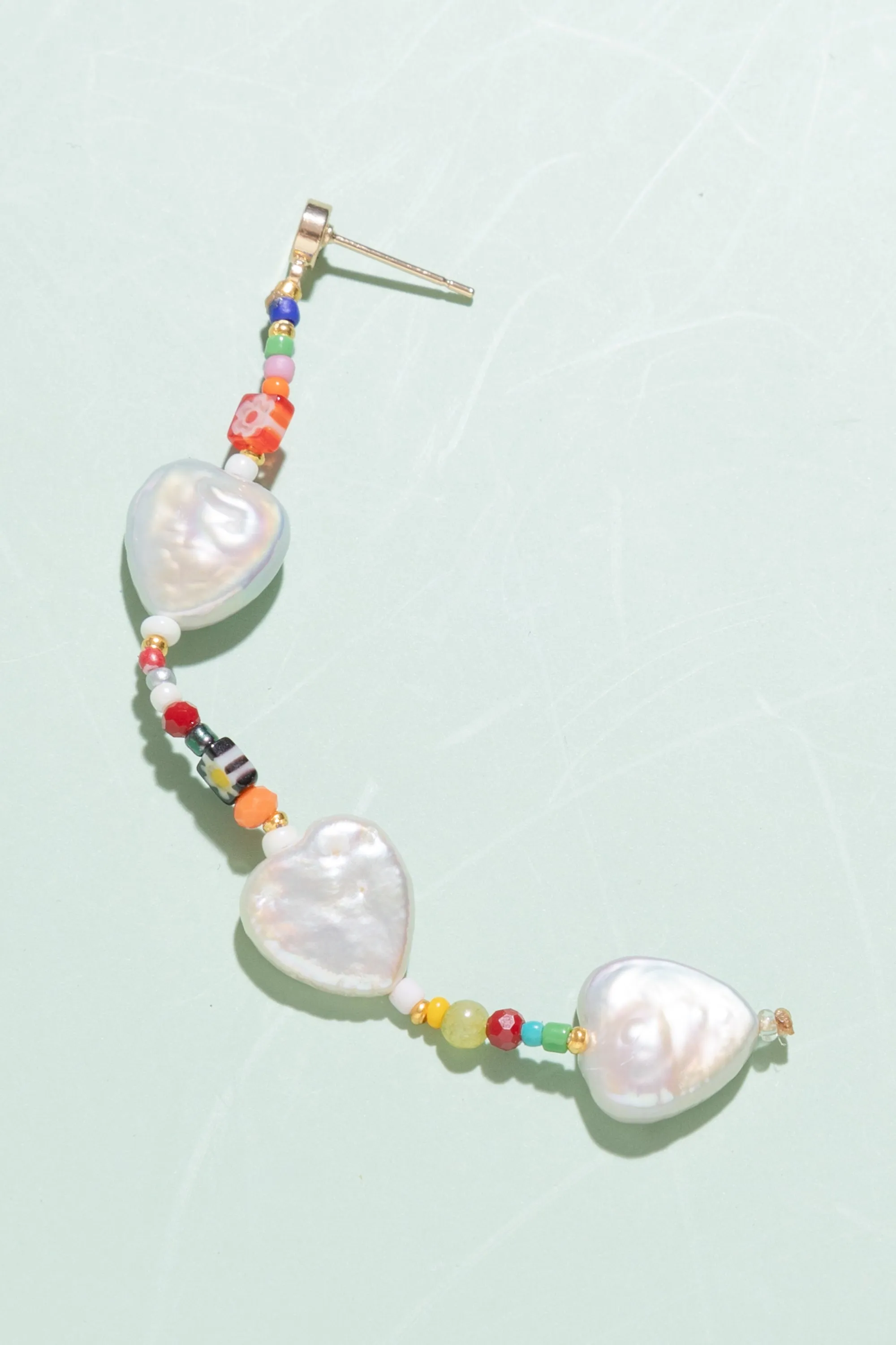 Riya Pearl Mix Drop Earrings