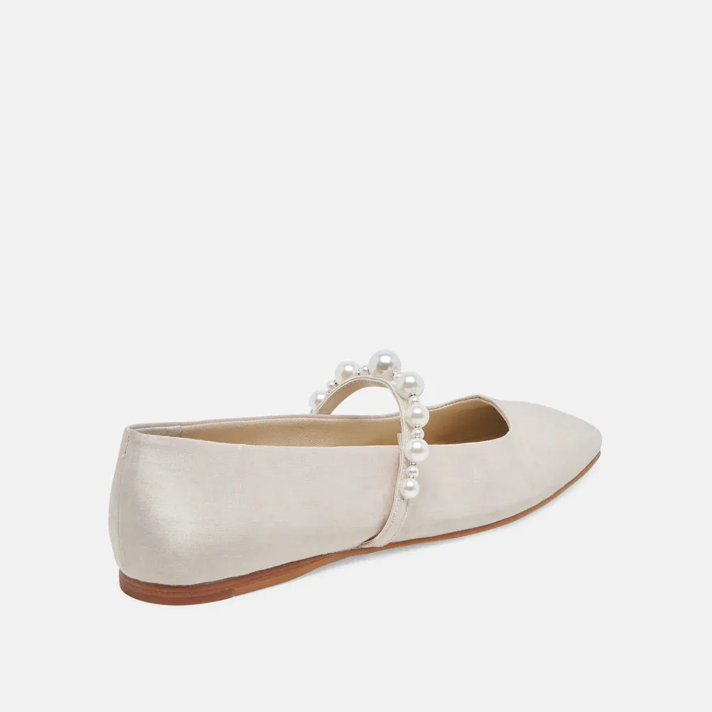 Roxana Pearl Ballet Flats