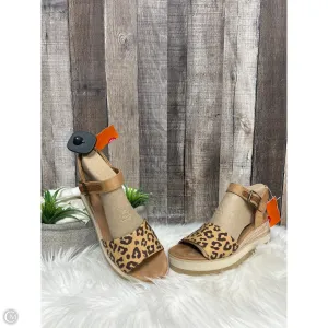 Sandals Heels Wedge By Toms In Multi-colored, Size: 8