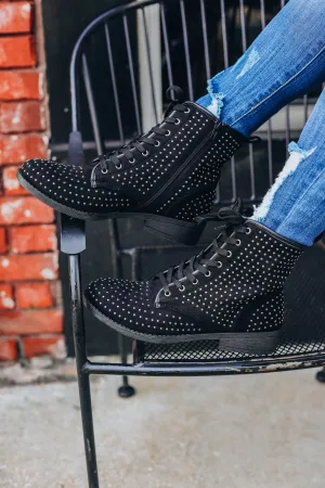 Selena Studded Combat Boots
