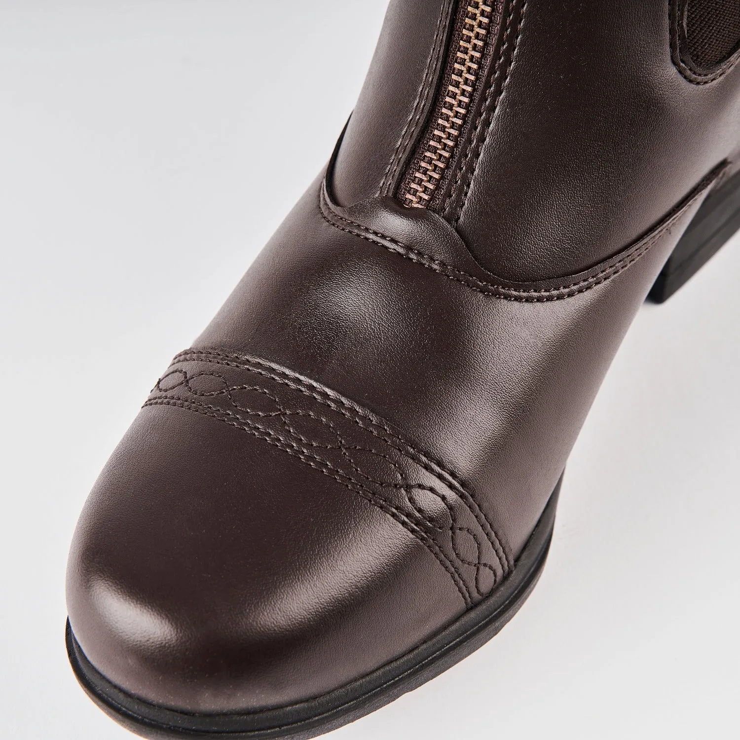 Shires Moretta Brown Clio Synthetic Children's Paddock Boots