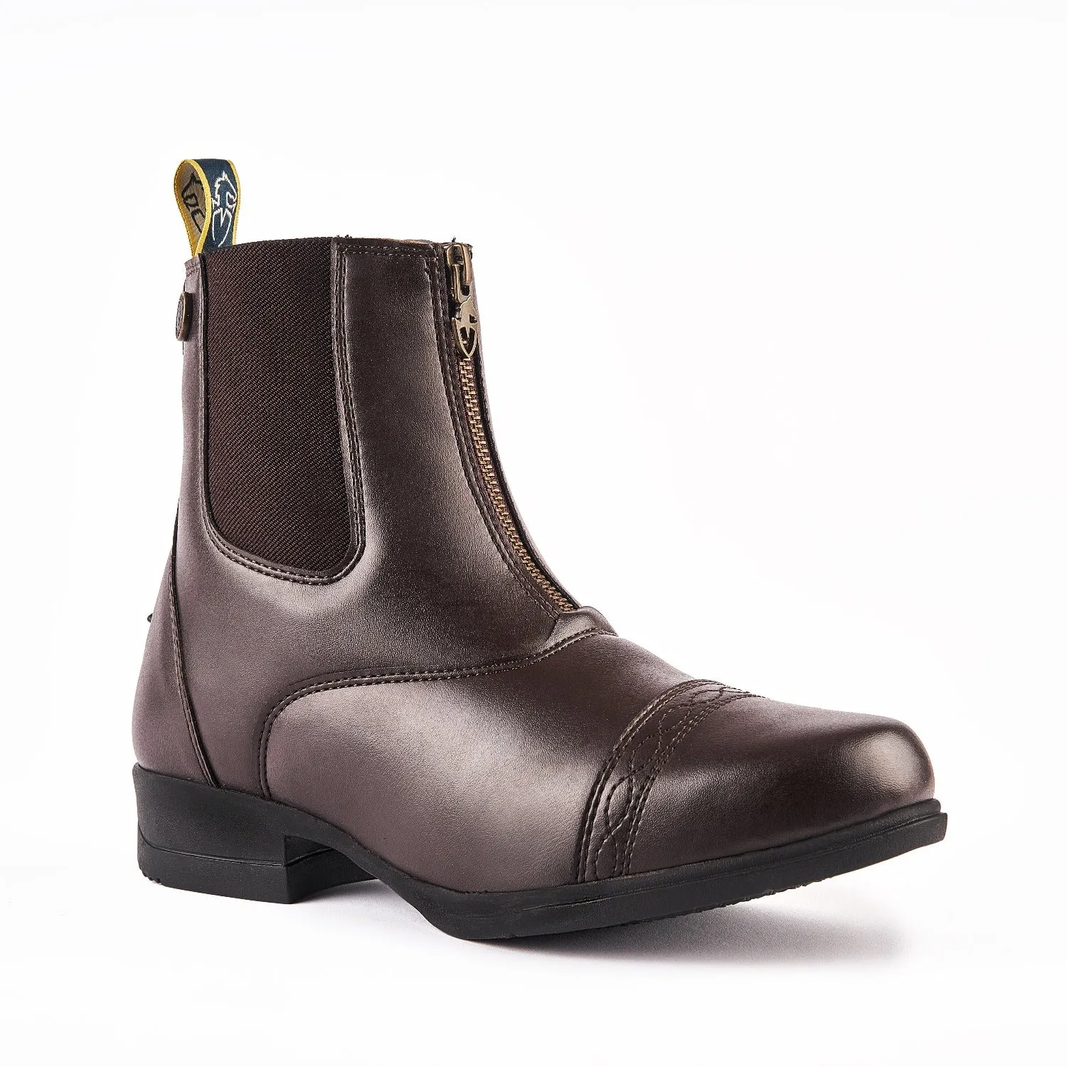 Shires Moretta Brown Clio Synthetic Children's Paddock Boots