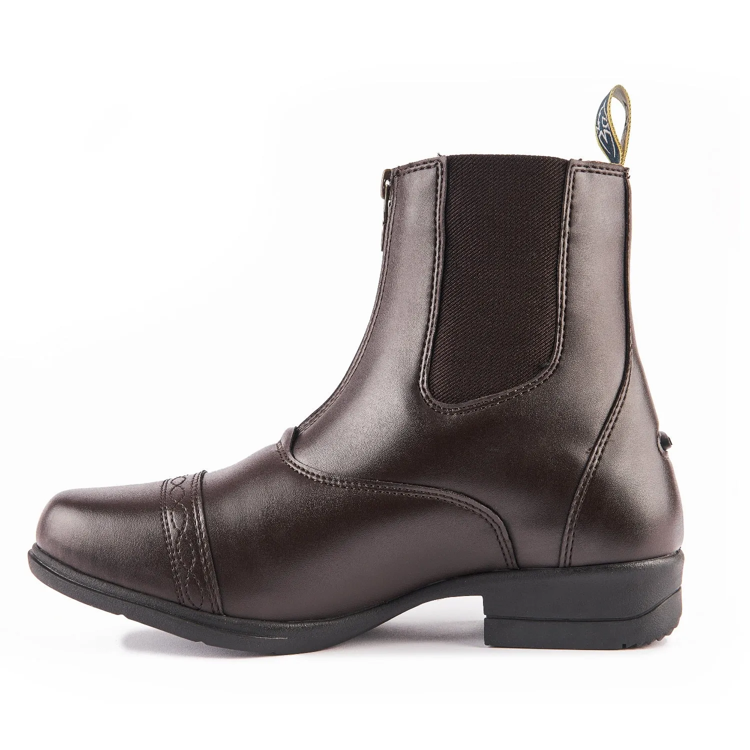 Shires Moretta Brown Clio Synthetic Children's Paddock Boots