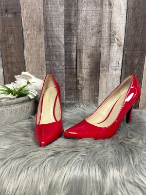 Shoes Heels Stiletto By Nine West In Red, Size: 8.5