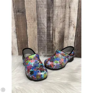 Shoes Heels Wedge By Dansko In Multi-colored, Size: 8