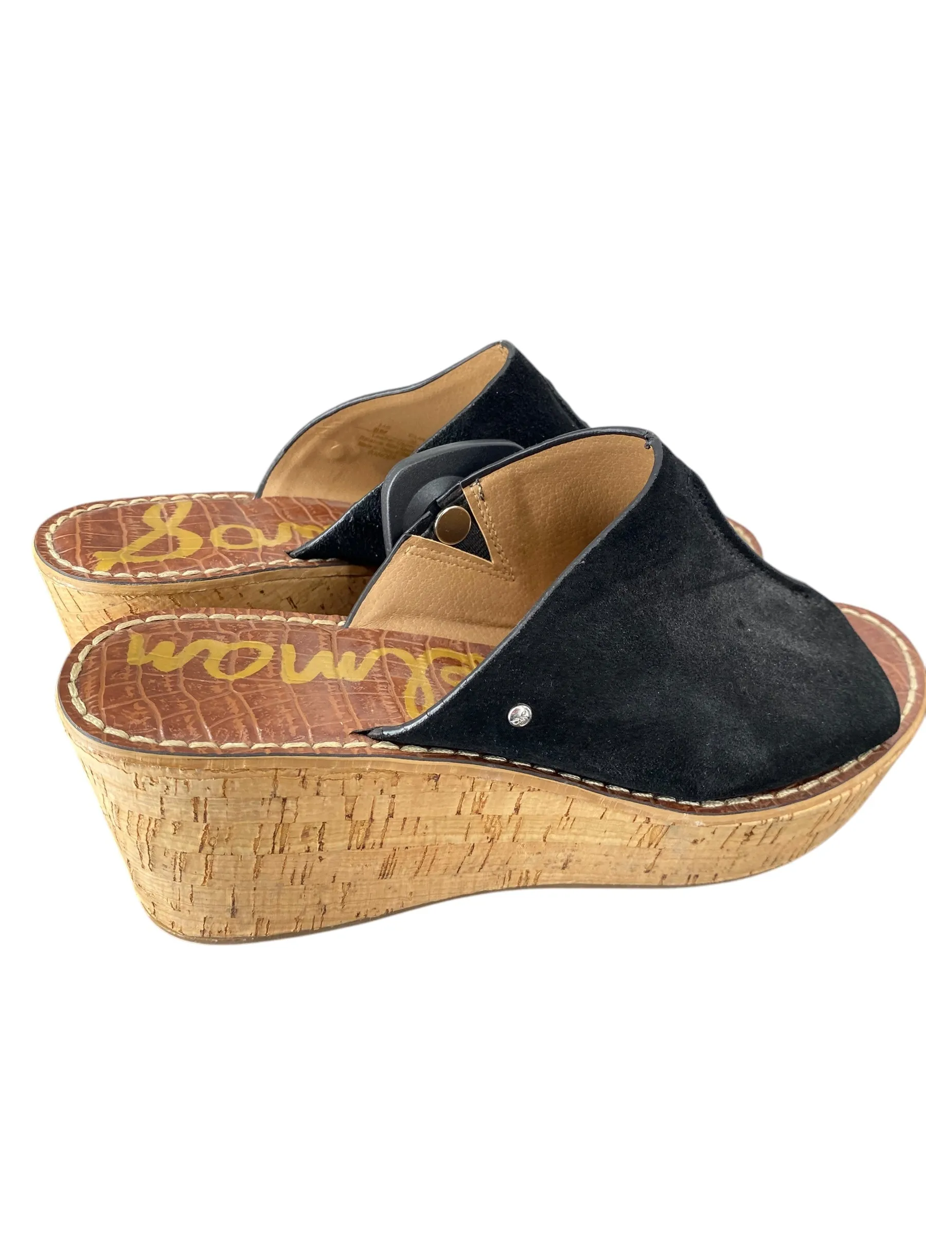 Shoes Heels Wedge By Sam Edelman In Black, Size: 8