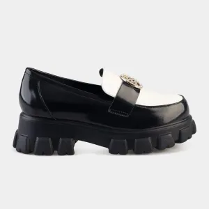 Sissyboy Ladies Loafer Black And White