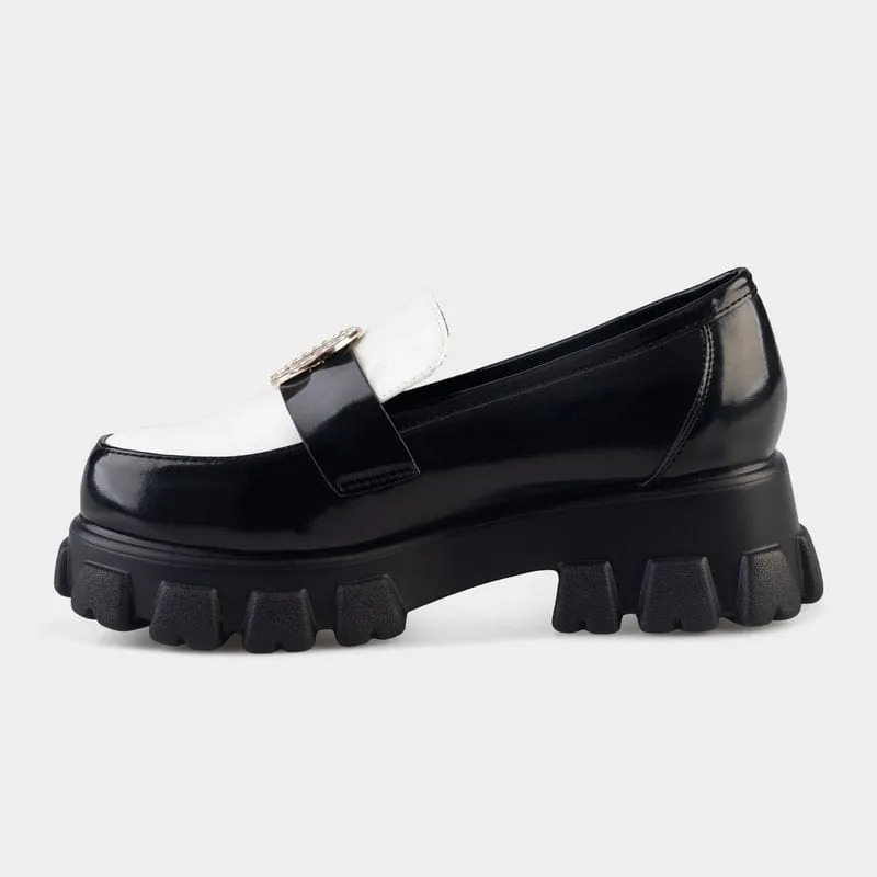 Sissyboy Ladies Loafer Black And White