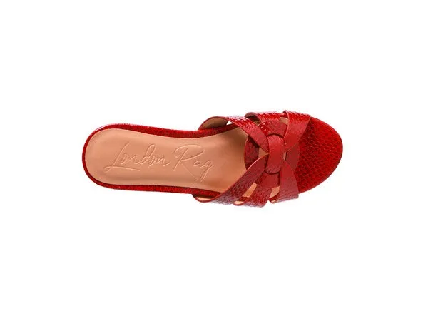 Size US 5 & 6 Burgundy Sonnet Sandal