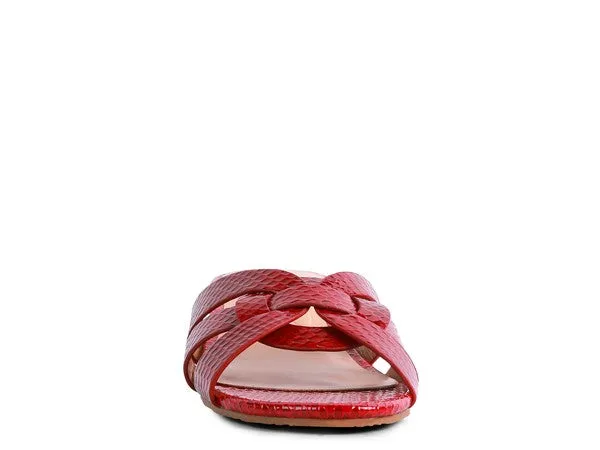 Size US 5 & 6 Burgundy Sonnet Sandal