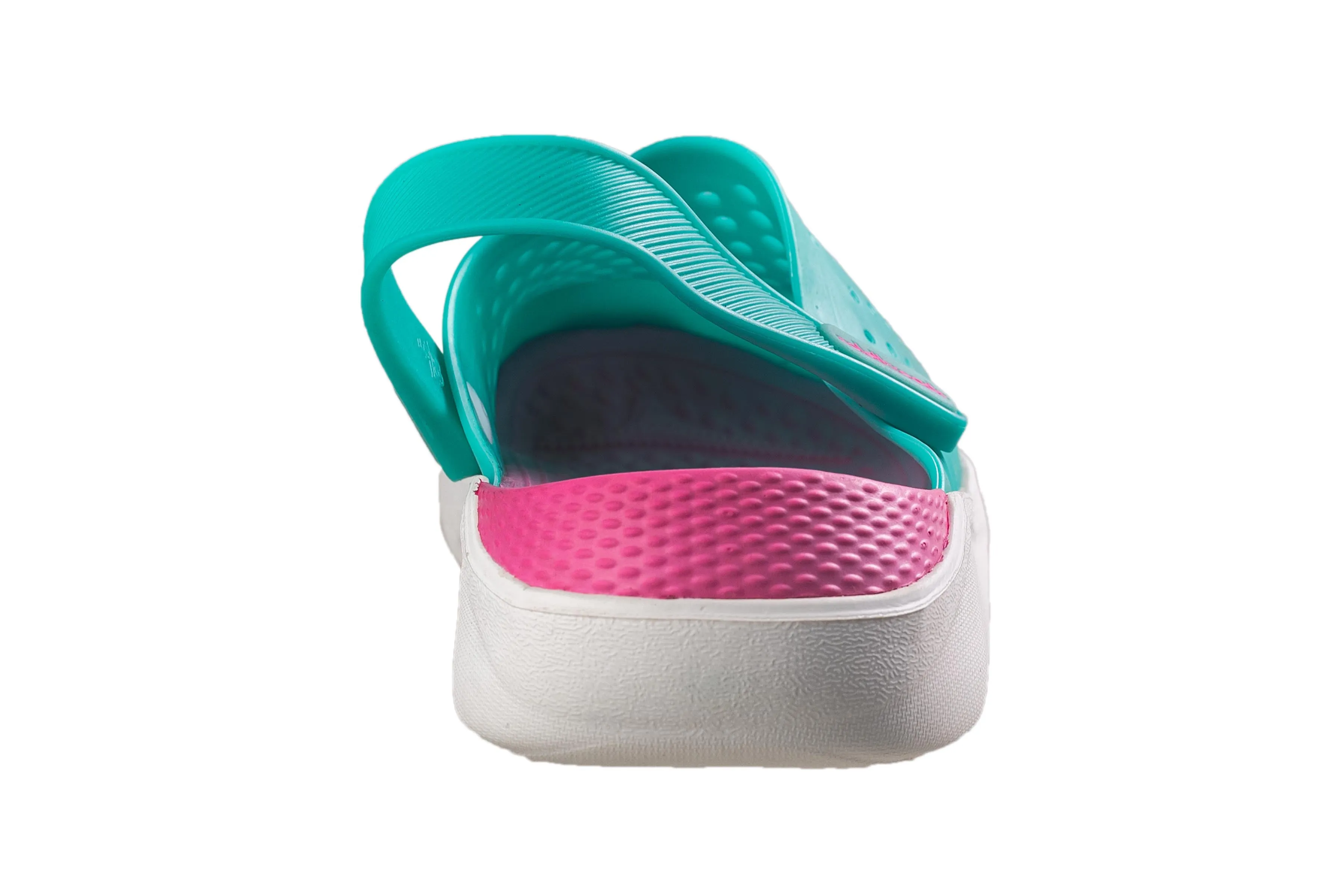 Solethreads Boys Green / Pink Sandal EVA