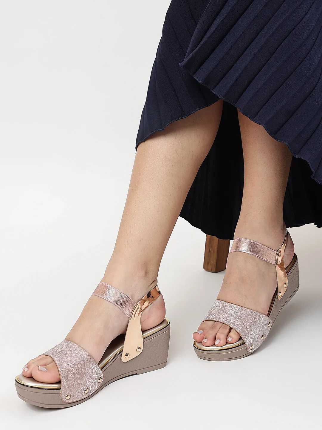 Solid Wedge Heels