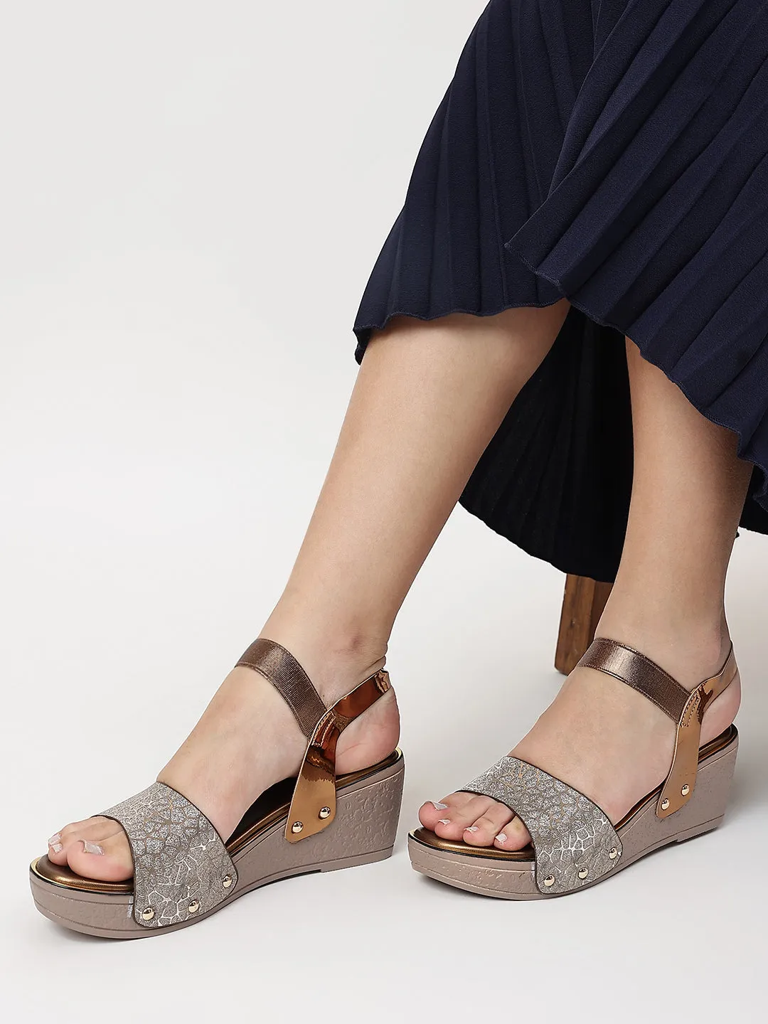 Solid Wedge Heels
