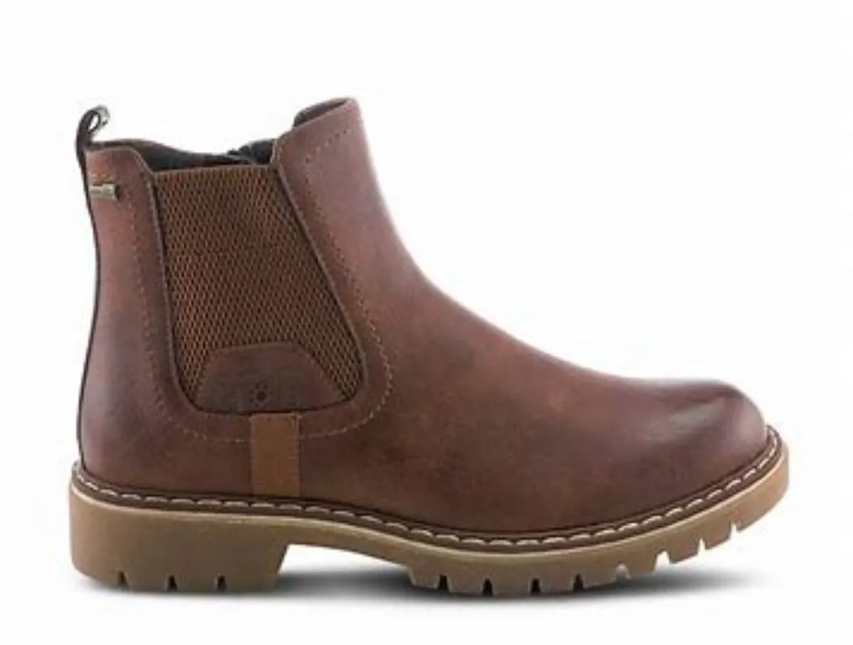 Spring Step Men's Brody Chelsea Boot in Brown