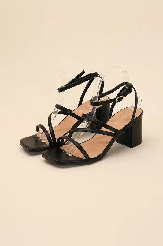 Strappy Block Heel Sandals