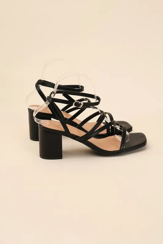 Strappy Block Heel Sandals
