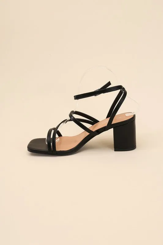 Strappy Block Heel Sandals