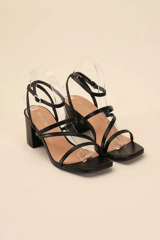 Strappy Block Heel Sandals