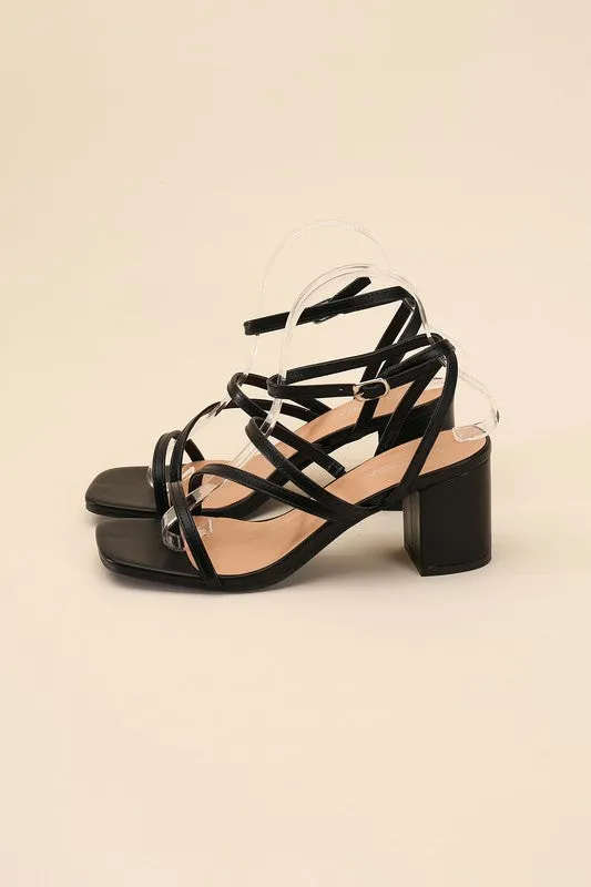 Strappy Block Heel Sandals