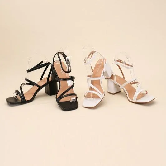 Strappy Block Heel Sandals