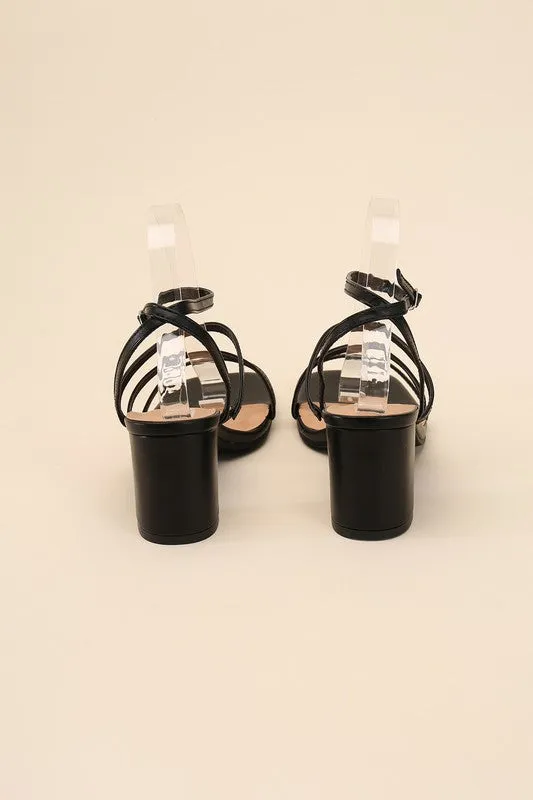 Strappy Block Heel Sandals