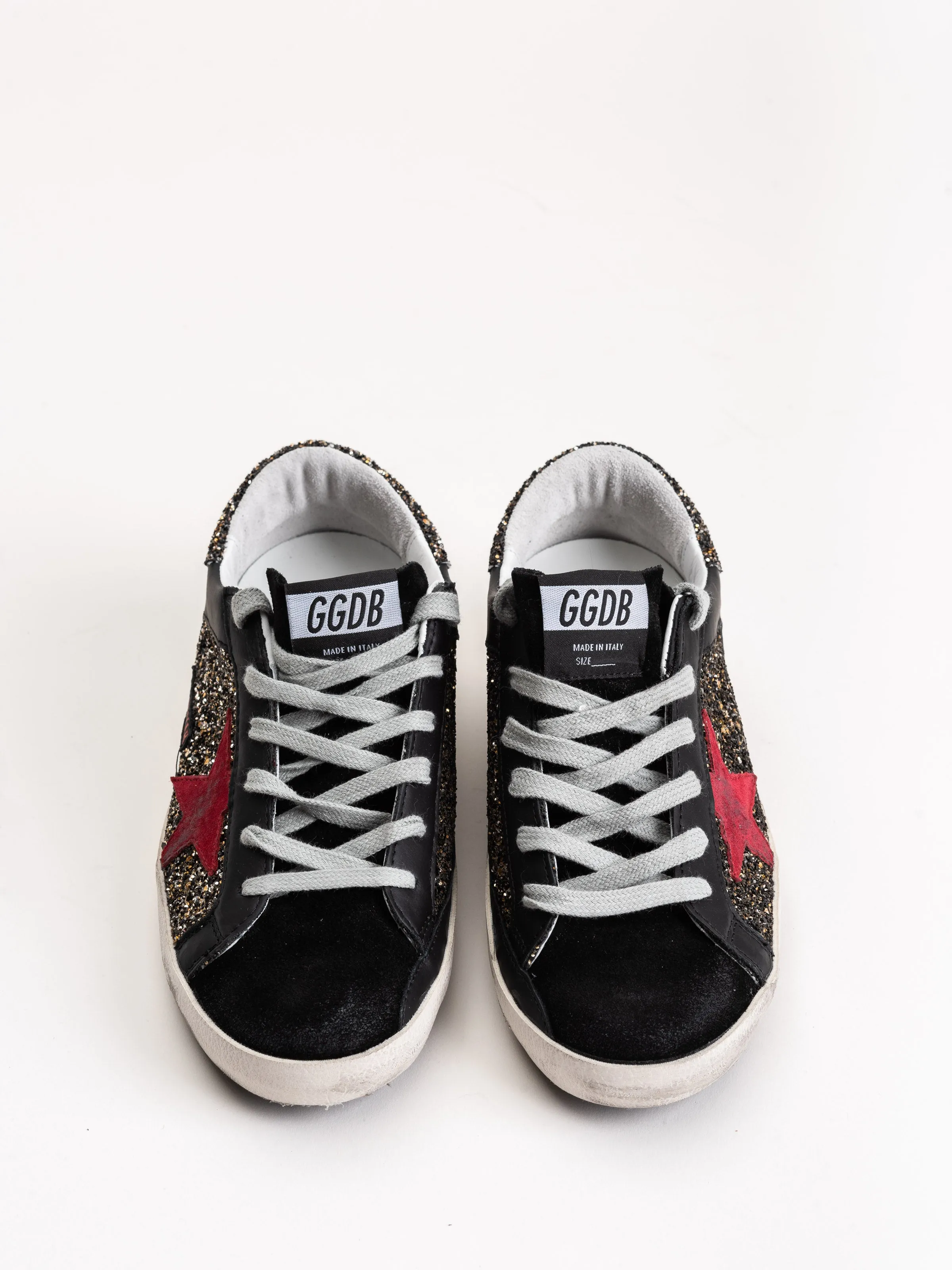 superstar sneakers - silver gold