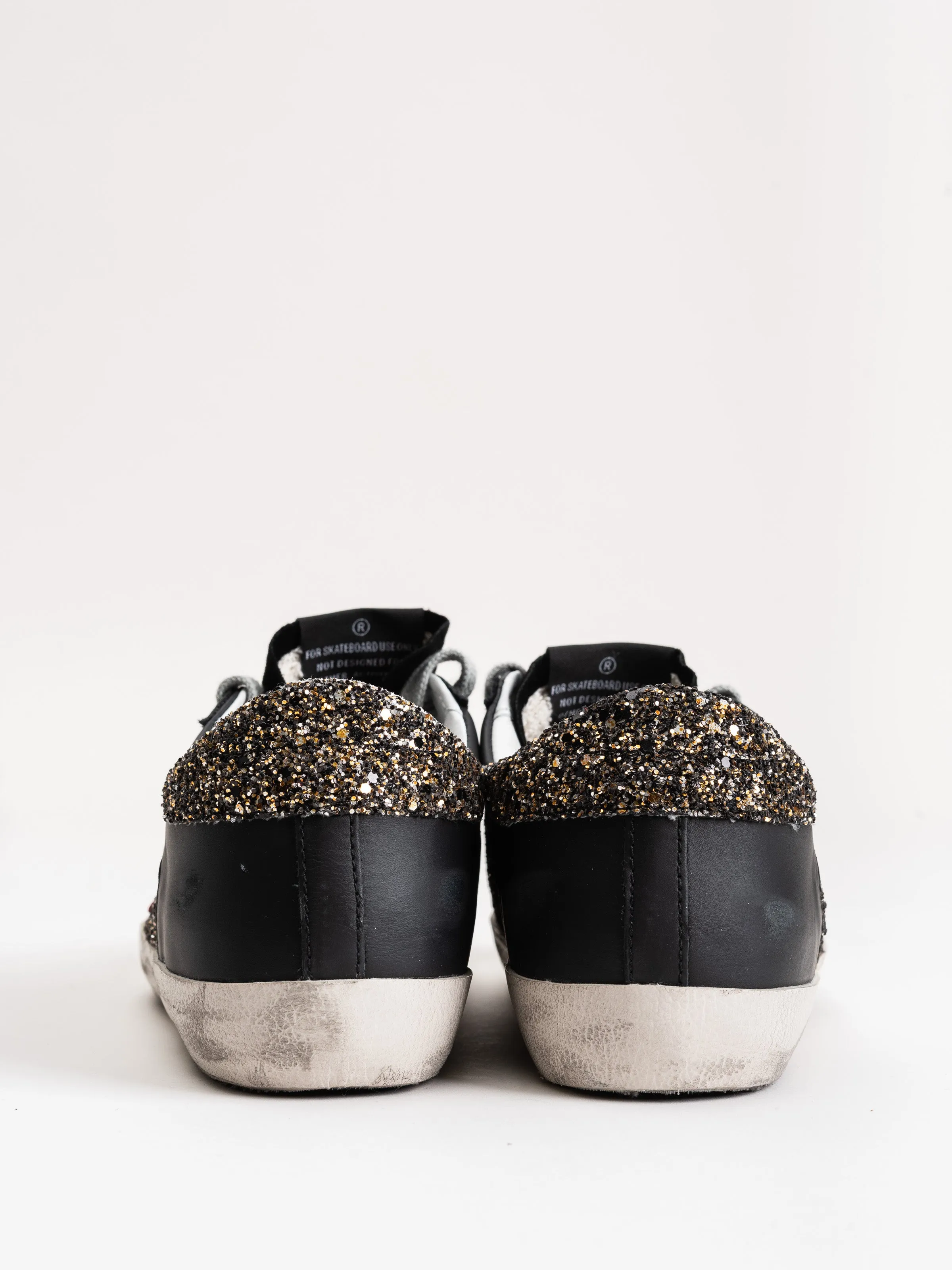 superstar sneakers - silver gold