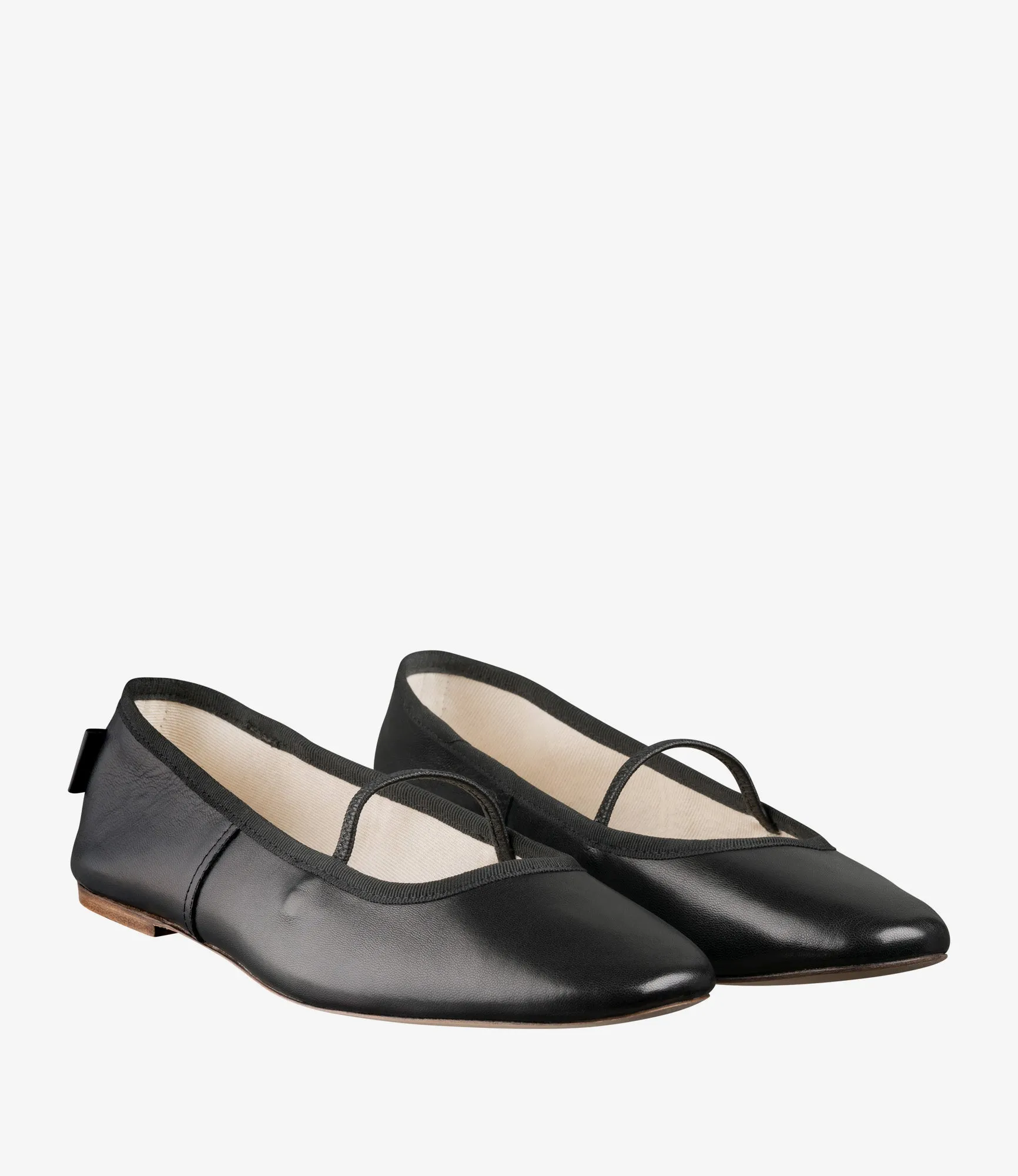 Swan ballet flats