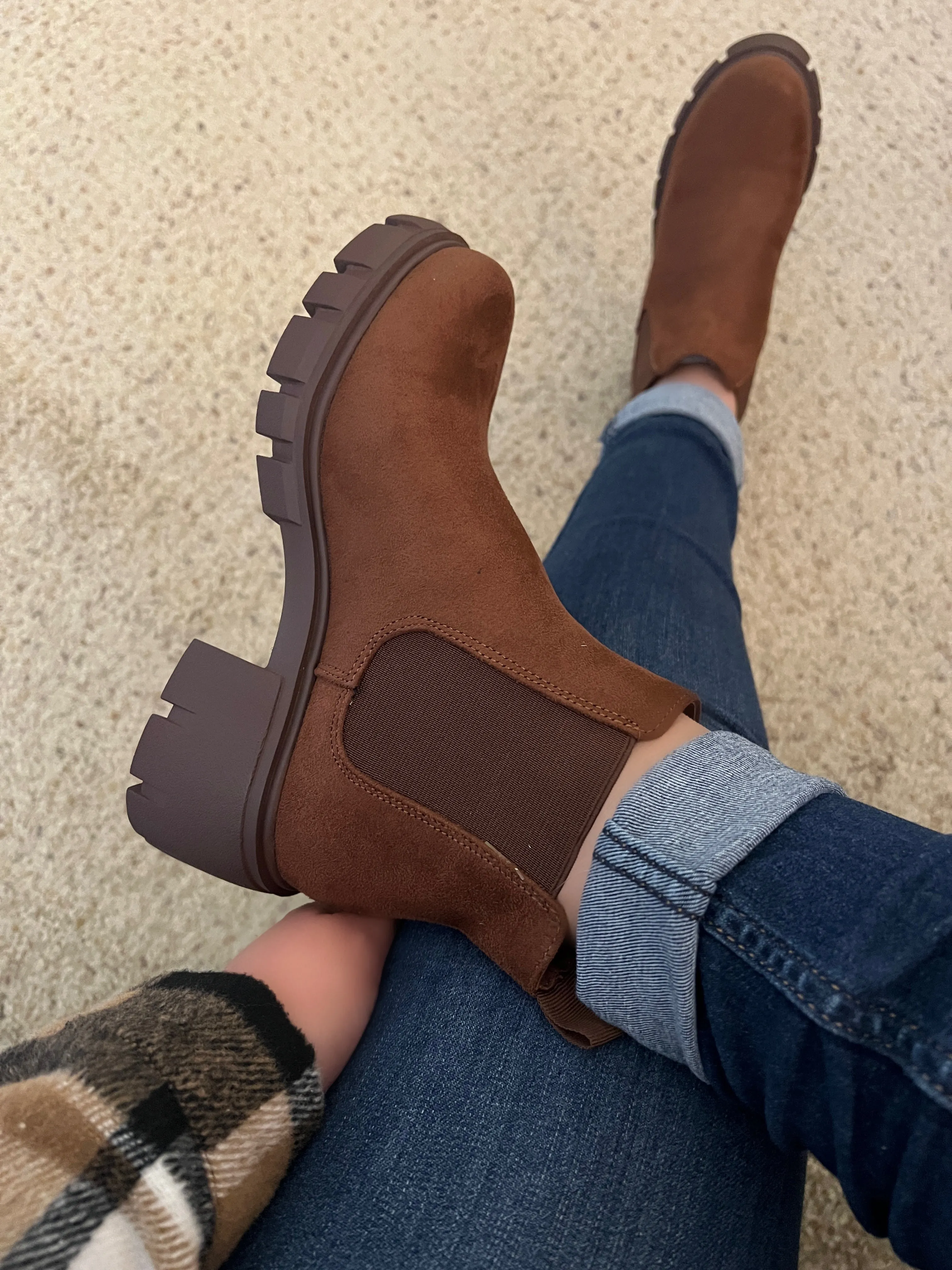 Tatiana Bootie- Chestnut