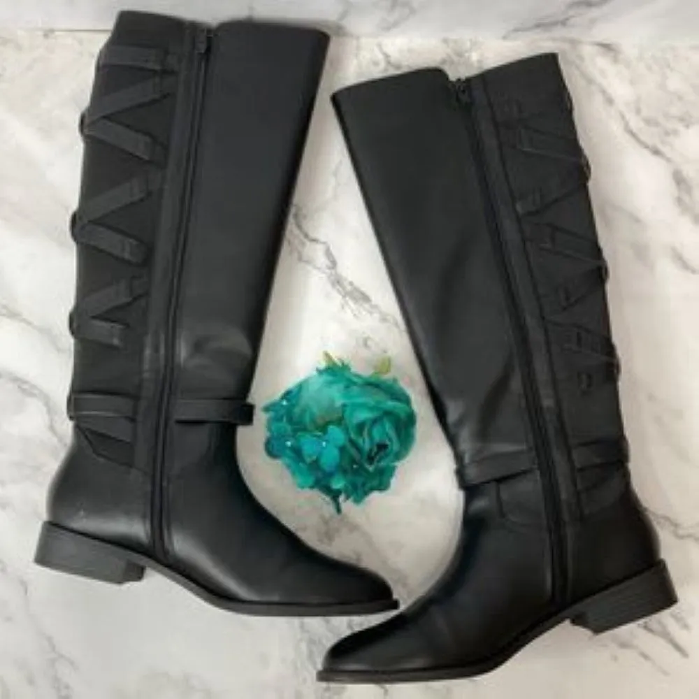 THALIA SODI Veronika Black Riding Boots