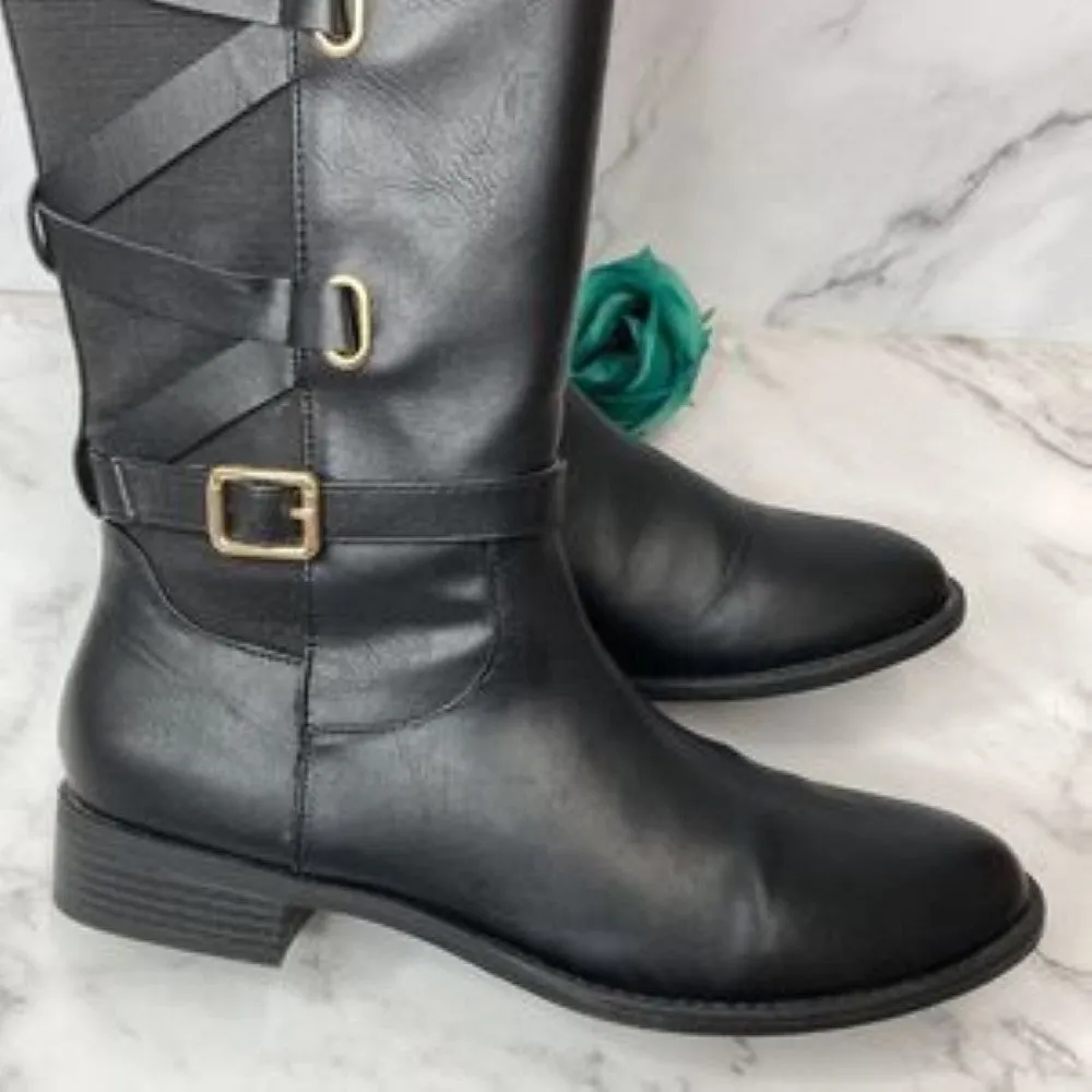 THALIA SODI Veronika Black Riding Boots