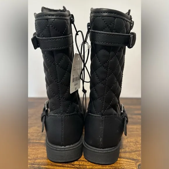 Thereabouts Toddler Girls Black Lil Hailey Flat Heel Riding Boots NWT Va…