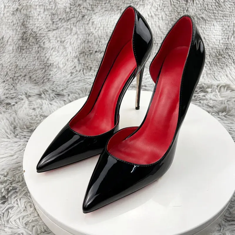 Thin High Heel Pumps Classic Elegant Pointed Toe High Heels Shoes
