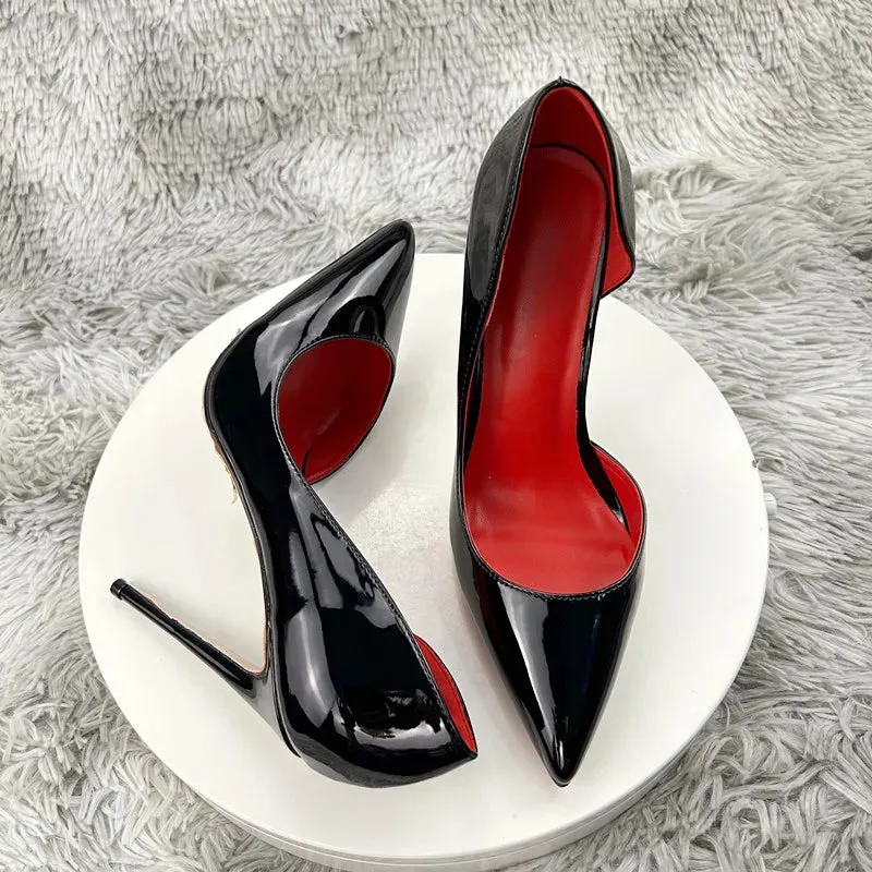 Thin High Heel Pumps Classic Elegant Pointed Toe High Heels Shoes